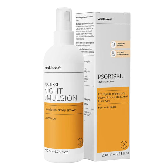 VERDELOVE Psorisel Emulsja na noc do skóry głowy z łuszczycą - 200ml