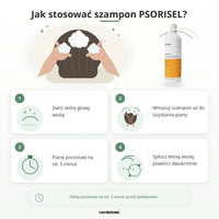 Jak stosować szampon Psorisel do skóry głowy