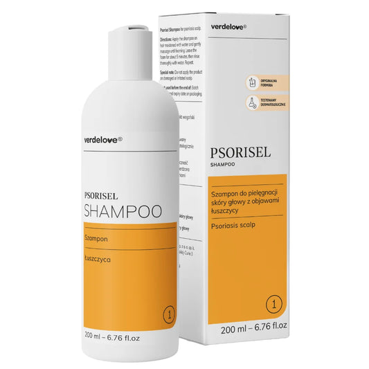 VERDELOVE Psorisel Szampon do skóry głowy z łuszczycą - 200ml